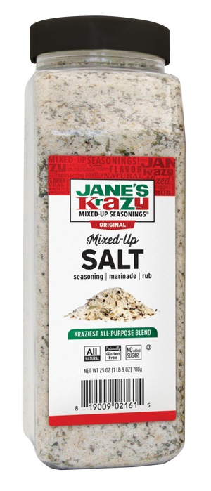 Jane's Krazy Mixed-Up Salt-Institutional (21 oz.) (Pack of 4 or 6)