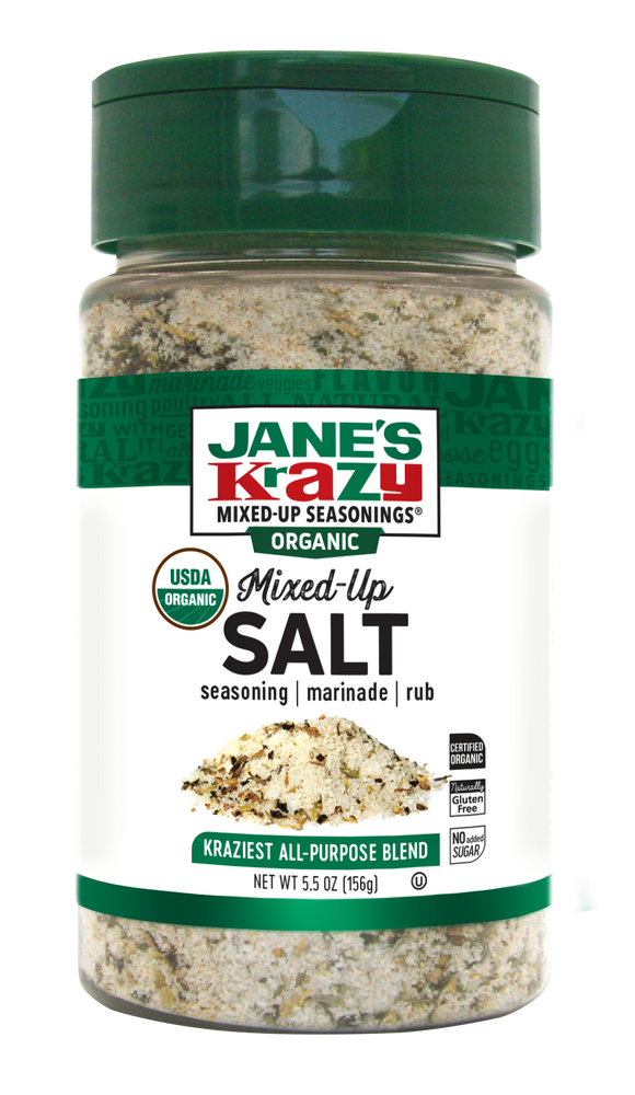 Jane’s Krazy Mixed-Up Salt Canister – Certified ORGANIC (4 oz.) (Pack of 4 or 12)