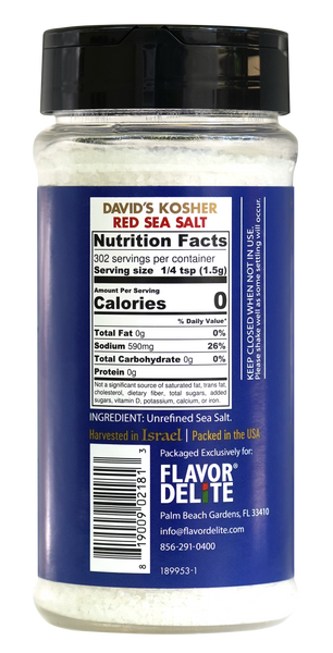 David's Kosher Red Sea Salt, 16-Ounce – Flavor Delite