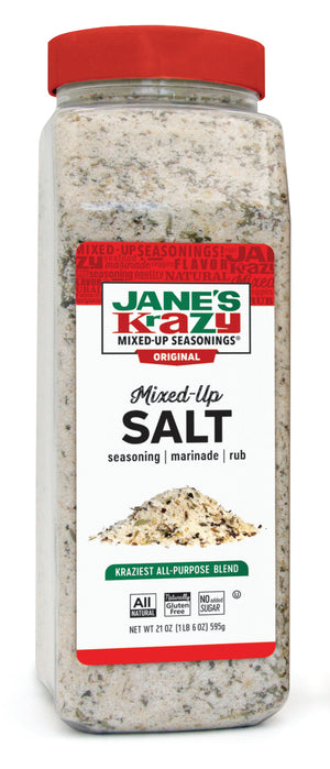 Jane's Krazy Mixed-Up Salt-Institutional (21 oz.) (Pack of 4 or 6)