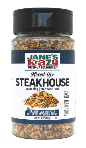 
            
                Load image into Gallery viewer, Jane&amp;#39;s Krazy Mixed-Up Steakhouse Seasoning (4 oz.) (Pack of 4 or 12)
            
        