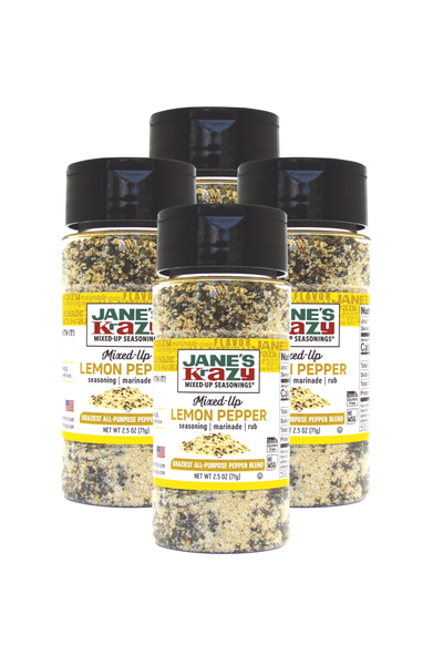 Jane's Krazy Mixed-Up Lemon Pepper, 2.5-Ounce – Flavor Delite